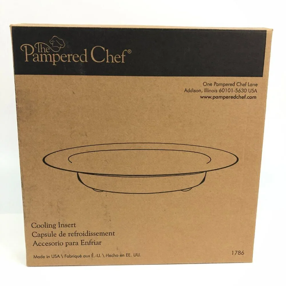 The Pampered Chef Cooling Insert New In Box
